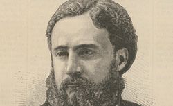 Portrait de face avec la tête légèrement tournée vers la droite de Bourneville jeune avec la légende : M. le docteur Bourneville. Dessin anonyme en page une d'un quotidien. 
