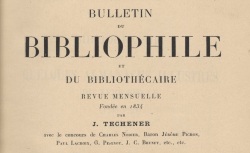 Accéder à la page "Revues de bibliographie et d'histoire du livre"