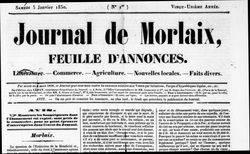 Accéder à la page "Journal de Morlaix"