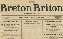 Accéder à la page "Breton-Briton and Normandy gazette"