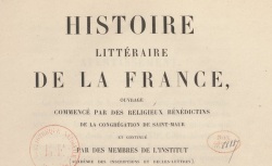 Accéder à la page "Bibliographie, histoire littéraire"