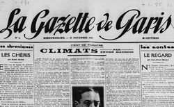 Accéder à la page "Gazette de Paris (La)"