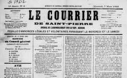 Accéder à la page "Courrier de Saint-Pierre (La Réunion)"