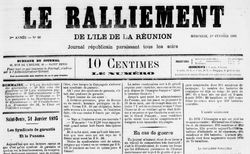 Accéder à la page "Ralliement de l'île de La Réunion (Le) "