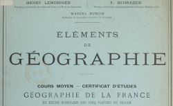 Accéder à la page "Ouvrages de référence en sciences géographiques"