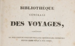 Accéder à la page "Collections de récits de voyage"