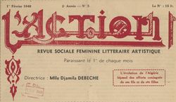 Accéder à la page "Action. Revue sociale féminine, littéraire, artistique (L')"