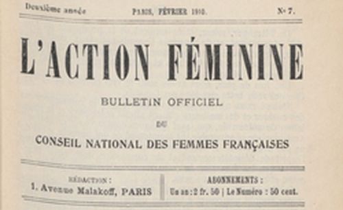 Accéder à la page "Action féminine (L')"