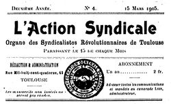 Accéder à la page "Action syndicale de Toulouse (L')"