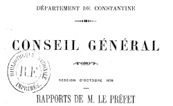 Accéder à la page "Gouvernement général, Département de Constantine"