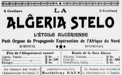 Accéder à la page "Alĝeria stelo (La)"