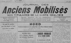 Accéder à la page "Journal des Anciens mobilisés non titulaires de la carte 1914-1918"