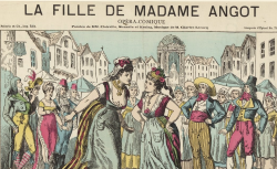 [Enregistrements sonores] / La fille de Madame Angot. Opéra-comique. Paroles de MM. Clairville, Siraudin et Koning, Musique de M. Charles Lecocq : [estampe], 1873 - source : gallica.bnf.fr / BnF