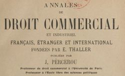 Accéder à la page "Revues de droit commercial"