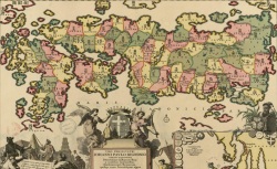 Imperium Japonicum per regiones digestum sex et sexaginta atque ex ipsorum japonensium mappis descriptum, 1718, CPL GE DD-2987 (7436)