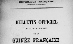 Accéder à la page "Guinée, bulletin officiel"