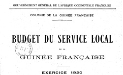 Accéder à la page "Guinée, comptes et budgets"