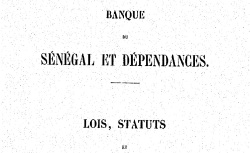 Accéder à la page "Sénégal, banque"