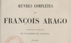 Accéder à la page "Arago, François, Histoire de ma jeunesse"