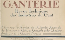 Accéder à la page "Ganterie, revue technique des industries du gant"