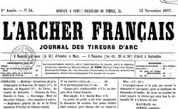 Accéder à la page "Archer français (L') Journal des tireurs d'arc"