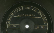 Accéder à la page "Conversation sur l'ancien temps (patois de Linchamps) / Constant Dupont (80 ans, cloutier), Marie Cunin (78 ans, ménagère) ; Le petit chaperon rouge (patois de Linchamps) / Marie Cunin (78 ans, ménagère)"