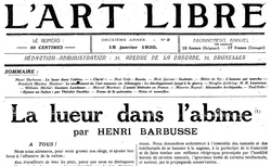 Accéder à la page "Art libre (L')"