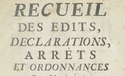 Accéder à la page "Edits, déclarations, arrêts et ordonnances pour le Languedoc"