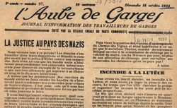 Accéder à la page "Aube de Garges (L')"