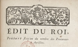 Accéder à la page "Droit et réglementation d'Ancien Régime"