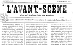 Accéder à la page "Avant-scène (L')"