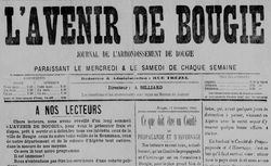 Accéder à la page "Avenir de Bougie (L')"