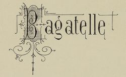 Accéder à la page "Bagatelle"