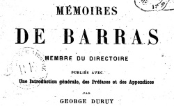 Accéder à la page "Barras, Paul, Mémoires"