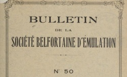 Accéder à la page "Société belfortaine d'émulation"