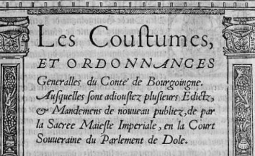 Accéder à la page "Droit et réglementation d'Ancien Régime"