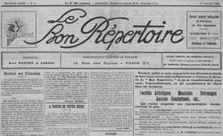 Accéder à la page "Bon répertoire (Le)"