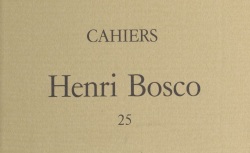 Accéder à la page "Cahiers Henri Bosco"