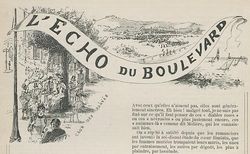 Accéder à la page "Écho du boulevard (L')"