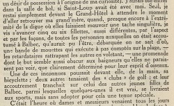 Accéder à la page "L'apparition des jeunes filles sur la digue de Balbec"