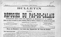 Accéder à la page "Bulletin des réfugiés du Pas-de-Calais"