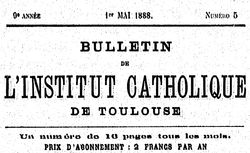 Accéder à la page "Bulletin de l'Institut catholique de Toulouse"