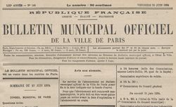 Accéder à la page "Bulletin municipal officiel de la Ville de Paris "