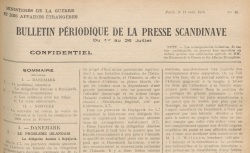 Accéder à la page "Bulletin périodique de la presse scandinave"