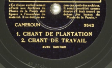 Accéder à la page "Chant de plantation / Nôana, chant solo. Chant pour le travail / Alabé, chant solo d'homme ; Voudjo, tambour. Chant de funérailles pour une femme. Chant de funérailles pour un homme / Voudjo, chant solo d'homme ; acc. de tambour"