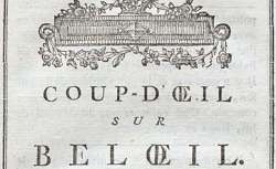 Coup d ' oeil sur Beloeil et sur une grande partie des jardins de l ' Europe, 1786