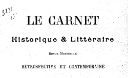 Accéder à la page "Caffarelli, comtesse de, Notes"