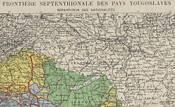 Carte Yougoslavie 1919