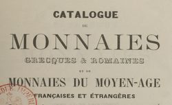 Accéder à la page "Catalogues de vente numismatiques"