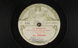 El Pajarito. Canción Española / Leopoldo Fregoli, comp. ; Leopoldo Fregoli, chant ; acc. au piano - source : gallica.bnf.fr / BnF